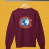 Burgundy Fairfield Crew Neck Sweater