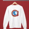 White Fairfield Crew Neck Sweater